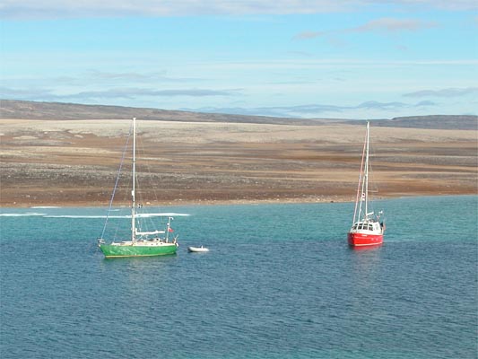 Crowded anchorage