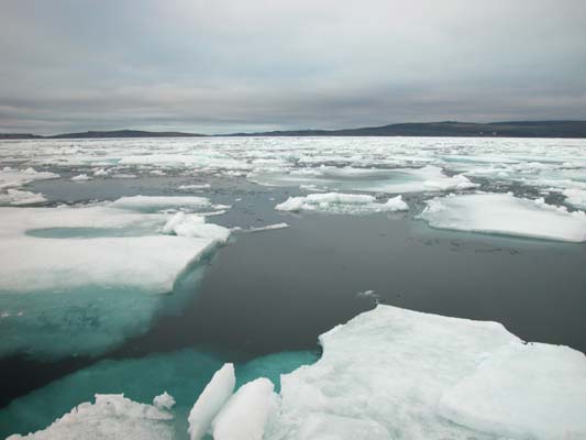 Opening ice